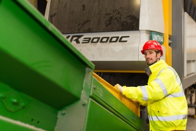 James Wheeldon Stood At Conveyor